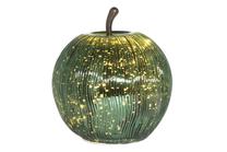 Dekorācija Finnlumor ar LED apgaismojumu, 17 cm, 16 cm, zaļa krās.
