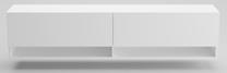 ТВ стол Kalune Design, белый цв., 180 см x 32 см x 42 см