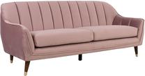 Sofa Home4you Joanna 26604, rožinė sp., 84 x 198 cm x 80 cm