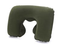 Ceļojumu spilvens RoGer Inflatable Travel, tumši zaļa krās., 32 cm x 24 cm