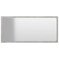 Spogulis VLX Bathroom Mirror, stiprināms, 80 cm x 37 cm, pelēka krās.