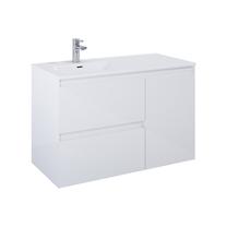 Vannas istabas skapis zem izlietnes Elita Split 100 2DR L Cargo, balts krās., 45.8 cm x 100 cm x 63.5 cm