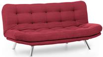 Sofa-lova Hanah Home Misa 859FTN2810, raudona sp., 100 x 200 cm x 104 cm