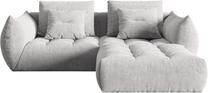 Modulinė sofa Micadoni Home Bloom City83, sidabro sp., 232 x 216 cm x 95 cm