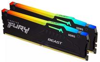 Operatyvioji atmintis (RAM) Kingston Fury Beast RGB, DDR5, 16 GB, 6000 MHz