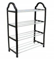 Batų lentyna, juoda, 18.5 cm x 55 cm x 41.5 cm