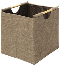 Daiktadėžė Home4you, ruda sp., 33 x 32 x 33 cm