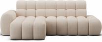 Kampinė sofa Ceedro, smėlio sp., kairinė, 165 x 283 cm x 98 cm