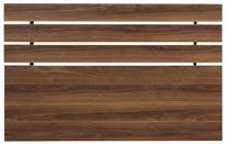 Lovos galvūgalis Kalune Design Fuga, 3 cm x 160 cm, 100 cm, riešuto sp.