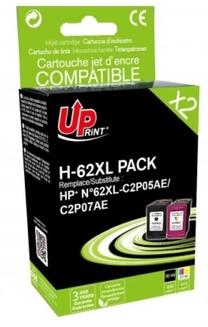 Tintes printera kasetne Uprint UPrint H-62XL BK+CL, melna krās./daudzkrāsaina, 38 ml