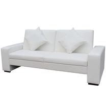 Sofa-lova VLX Artificial Leather 244307, balta sp., 176 x 83 cm x 81 cm