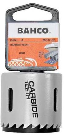 Karūna su karbidiniais dantimis Bahco Carbide Tipped Holesaw 3832-102-C, 10.2 cm
