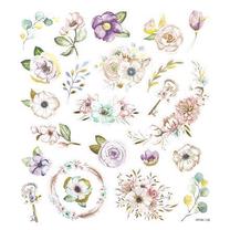 Uzlīme DallPrint Flora, bērnišķīgi, 17 cm, 15 cm daudzkrāsaina