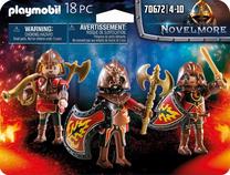 Комплект Playmobil Novelmore Три воина Бёрнхэма 70672, 3 шт.
