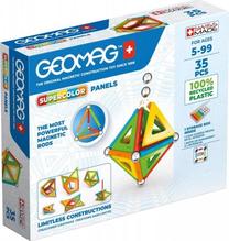 Konstruktors Geomag Supercolor Pārstrādātie paneļi, 35 gab.