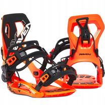 Snovborda stiprinājumi Raven FT360, oranža krās., 25.5 cm x 12.7 cm, M