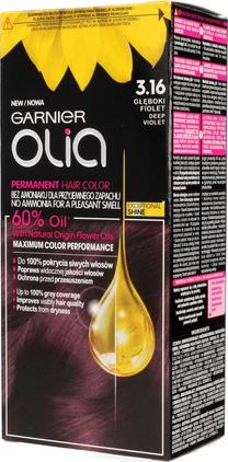 Matu krāsa Garnier Olia, deep violet krās., 3.16, 60 ml