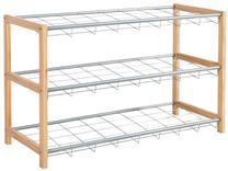 Batų lentyna Home4you Brody 23011, juoda/chromo, 80 cm x 31 cm x 50 cm