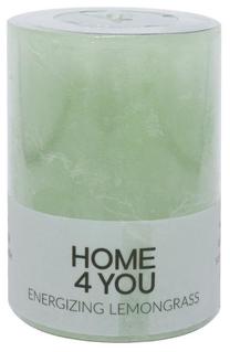 Žvakė, aromatinė Home4you Scented Candle Energizing Lemongrass, 40 h, žalia sp.
