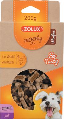 Gardums suņiem Zolux Mooky Classic Woofies Poultry, vistas gaļa, 0.2 kg