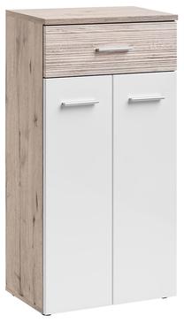 Komoda ASM GUSTAVO CABINET TYPE G, balta, 60 cm x 35 cm x 110 cm
