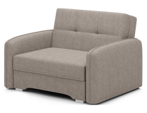 Sofa-lova Laine 1, smėlio sp., 109 x 102 cm x 84 cm