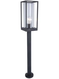 Brīvi stāvošs āra gaismeklis Lutec Flair 7288801012, 40W, E27, IP44, melna krās., 12 cm x 75 cm