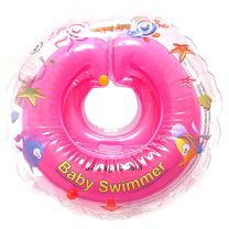Надувной круг для шеи Baby Swimmer Inflatable Neck Ring, розовый цв.