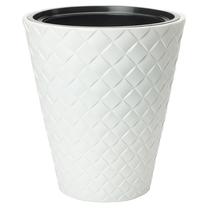 Puķu pods Form Plastic Makata 2820, plastmasa, Ø 40 cm, balta krās.