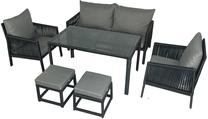 Lauko baldų komplektas Floriane Garden Otto Sofa, pilka sp., 1-6 vietų