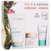 Veido priežiūros priemonių rinkinys Clarins Hydration, 190.0 ml, 3 vnt.
