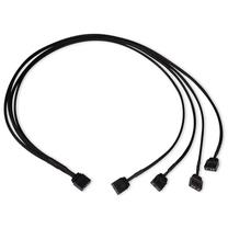 Perėjimas Alphacool Y-Splitter aRGB 3-Pin to 4x 3-pin, 0.035 g, 60 cm, juoda sp.