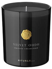 Svece, aromātiskā Rituals Velvet oudh, 60 h, 360 g, melna krās.