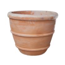 Lillepott Domoletti TP16-194, keraamiline, Ø 30 cm, pruun v./liivakarva pruun v.
