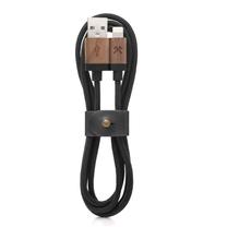Laidas Woodcessories, USB/Apple Lightning, juoda sp.