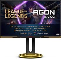 Monitorius AOC AG275QXL, IPS, 170 Hz, QHD, 27"