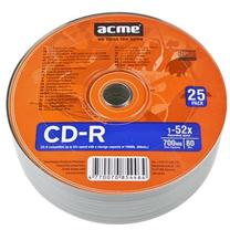 Ierakstāms kompaktdisks Acme, 700 MB, 25gab.