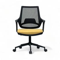 Darba krēsls Kalune Design Mango, 60 x 62 x 86 cm, dzeltena krās.