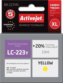 Rašalinio spausdintuvo kasetė ActiveJet Supreme AB-223YN, geltona sp., 10 ml