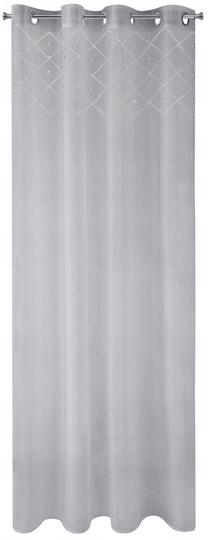 Dienas aizkari Perla, pelēka krās., 140 cm x 250 cm