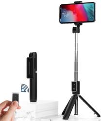 Asmenukių lazda CP P50 2in1 Selfie Stick, sidabro sp./juoda sp.
