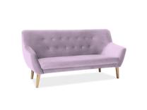 Sofa Nordic 3, rožinė sp., 75 x 180 cm x 90 cm