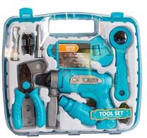 Bērnu darbarīku komplekts ASKATO Tool Set, zila krās.