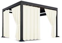 Pavėsinės užuolaidos, 155 cm x 220 cm, kreminė sp.