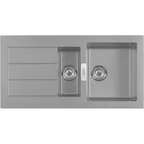 Virtuvinė plautuvė Franke Tectonite® SID 651, akmens masė, 41 cm x 35 cm x 20 cm, urban grey sp.