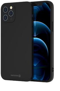 Telefona vāciņš Swissten, melna krās., Apple