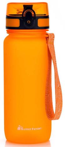 Sporta pudeles un šeikeri Meteor 74604, oranža krās., poliesters, 0.65 l
