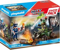 Konstruktorius Playmobil City Action Starter Pack Police Training 70817, 58 vnt.