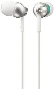 Vadu austiņas Sony MDR-EX110LP EX Monitor, balta krās./pelēka krās.