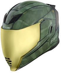 Motociklininko šalmas Icon Battlescar 2 Airlite, L, žalia sp.